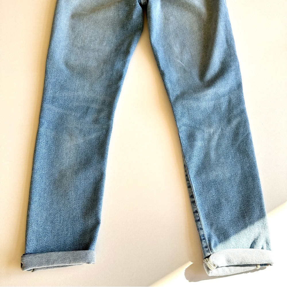 7 FOR ALL MANKIND “Luxe Vintage Josefina” Light Denim Distressed Jeans NWT!! - Picture 15 of 15